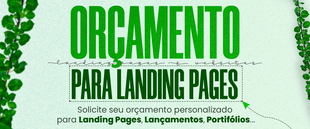 Card entrar em contato para solicitar orçamento de LandingPage